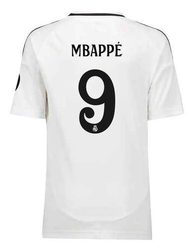 MBAPPÉ #9 Real Madrid 24/25 Kid's Home Shirt and Shorts