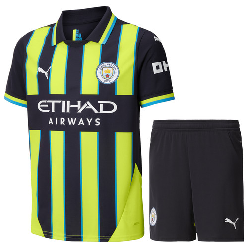 Manchester City 24/25 Kid's Away Shirt and Shorts