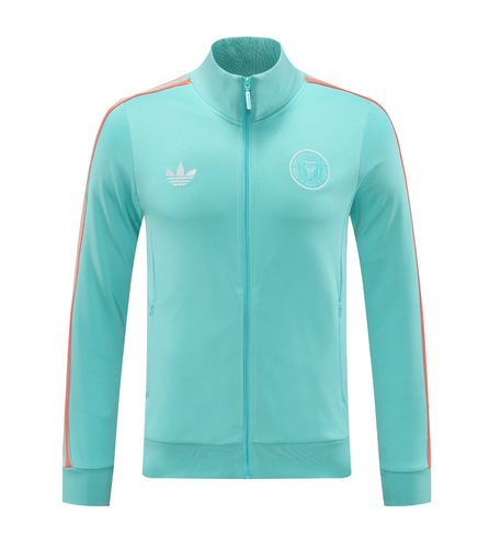 Inter Miami 2024 Men's Turquoise Long Zip Jacket