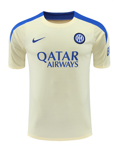 Inter Milan 24/25 Men's Light Yellow Training Shirt