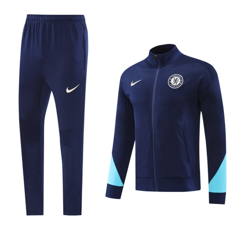 Chelsea 24/25 Men's Navy Long Zip Jacket