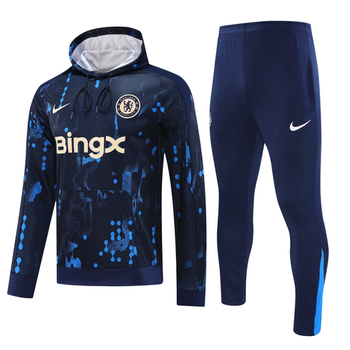Chelsea 24/25 Men's Navy Pre-Match Hoodie Tracksuit