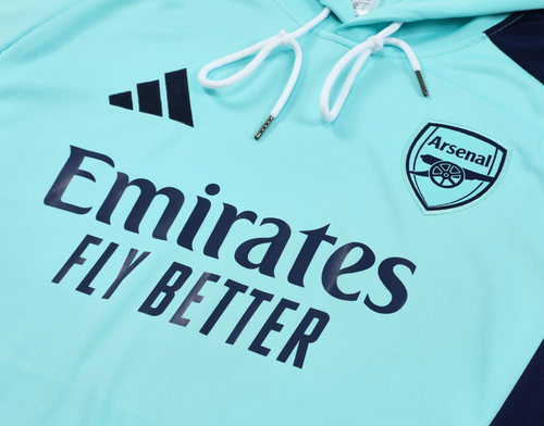 Arsenal 24/25 Men's Turquoise Hoodie Tracksuit