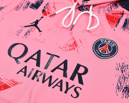 Paris Saint-Germain 24/25 Men's Pink Hoodie Tracksuit