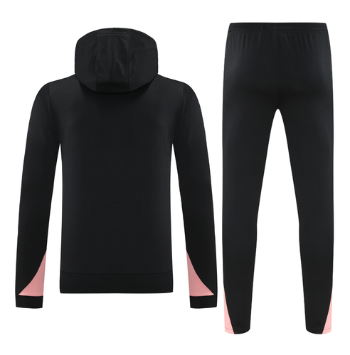 Paris Saint-Germain 24/25 Men's Black Hoodie Tracksuit