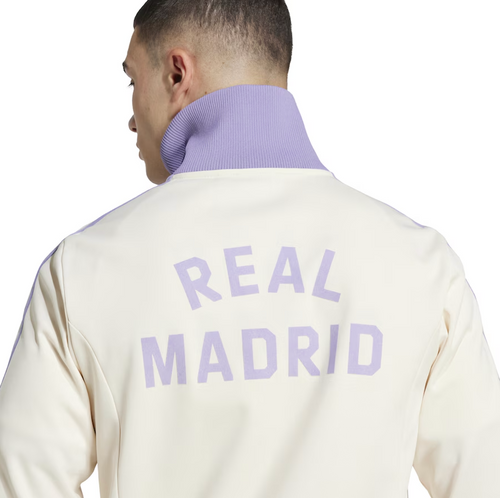 Real Madrid 24/25 Men's Originals White Long Zip Jacket