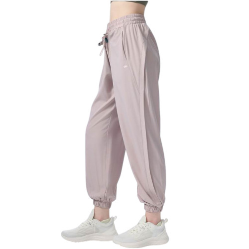 Alo Women's Dusty Rose High-Waisted Joggers