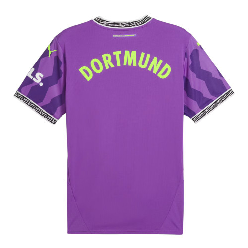 Borussia Dortmund 24/25 Stadium Men's Purple Anniversary Culture Shirt