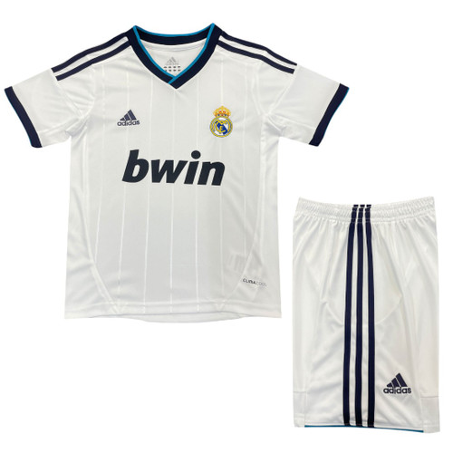 Real Madrid 12/13 Kid's Home Retro Mini-Kit