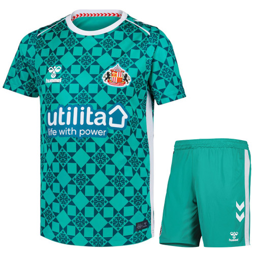 Sunderland 25/26 Kid's Green Goalkeeper Mini-Kit