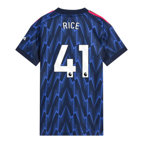 RICE #41 Arsenal 25/26 Stadium Men's Away Shirt - PL Font