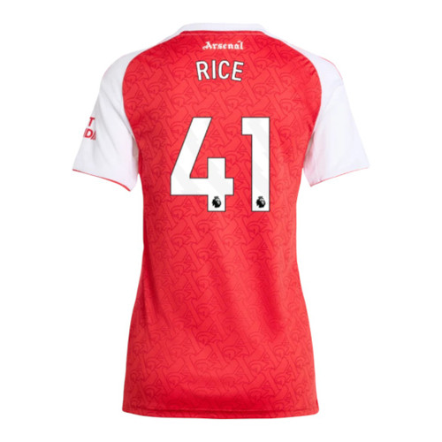 RICE #41 Arsenal 25/26 Women's Home Shirt - PL Font