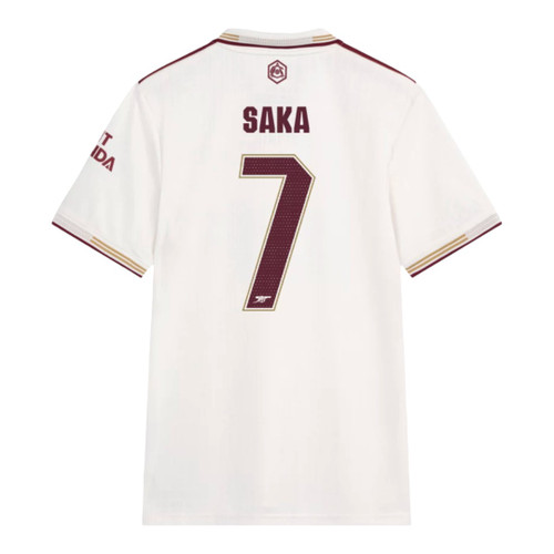 SAKA #7 Arsenal 25/26 Authentic Men's Third Shirt - Arsenal Font