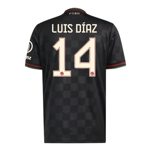 LUIS DÍAZ #14 Bayern Munich 25/26 Stadium Men's Third Shirt