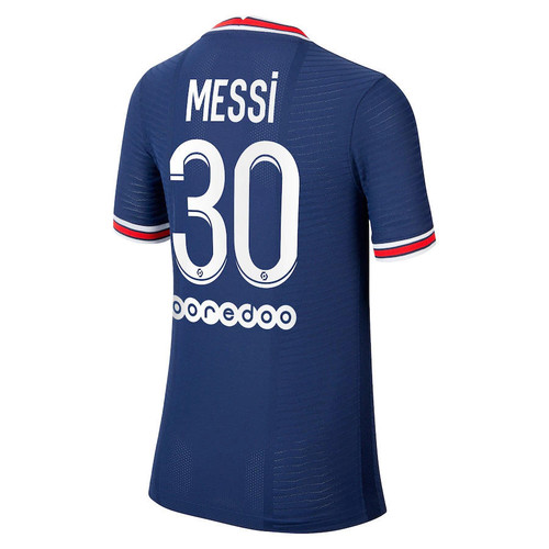 Nike Mens Authentic MESSi #30 Mens 21/22 Authentic Paris Saint-Germain Home Jersey