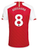 ØDEGAARD #8 Arsenal 23/24 Stadium Men's Home Shirt - PL Font