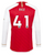 RICE #41 Arsenal 23/24 Men's Home Long Sleeve Shirt - PL Font