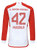 MUSIALA #42 Bayern Munich 23/24 Men's Home Long Sleeve Shirt