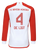DE LIGT #4 Bayern Munich 23/24 Men's Home Long Sleeve Shirt
