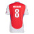 ØDEGAARD #8 Arsenal 24/25 Stadium Men's Home Shirt - Arsenal Font