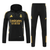 Real Madrid 24/25 Men's Black-Gold Hoodie Tracksuit