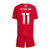M.SALAH #11 Liverpool 25/26 Kid's Home Mini-Kit - PL Font