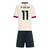 M.SALAH #11 Liverpool 25/26 Kid's Away Mini-Kit - PL Font