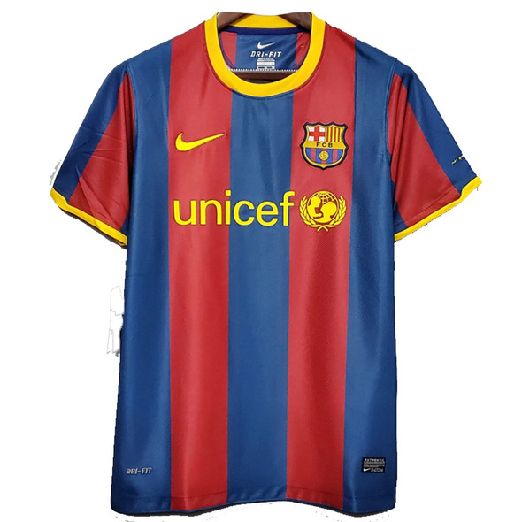 Barcelona 10/11 Men's Home Retro Shirt