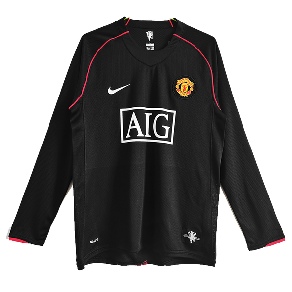Manchester United 07/08 Men's Away Long Sleeve Retro Shirt
