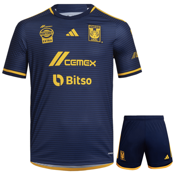 Tigres UANL 23/24 Kid's Away Shirt and Shorts
