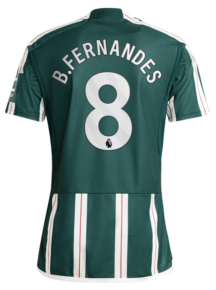 B.FERNANDES #8 Manchester United 23/24 Stadium Men's Away Shirt - PL Font