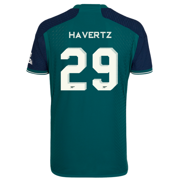 HAVERTZ #29 Arsenal 23/24 Authentic Men's Third Shirt - Arsenal Font