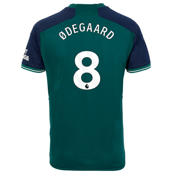 ØDEGAARD #8 Arsenal 23/24 Stadium Men's Third Shirt - PL Font