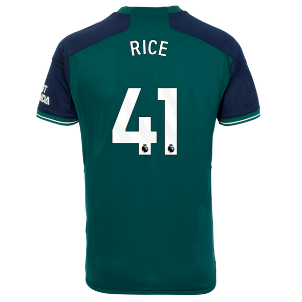 RICE #41 Arsenal 23/24 Stadium Men's Third Shirt - PL Font