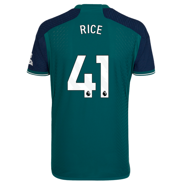 RICE #41 Arsenal 23/24 Authentic Men's Third Shirt - PL Font