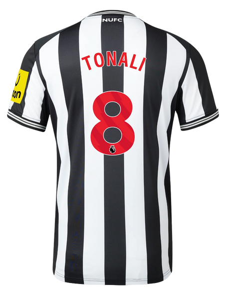 TONALI #8 Newcastle United 23/24 Stadium Men's Home Shirt - PL Font