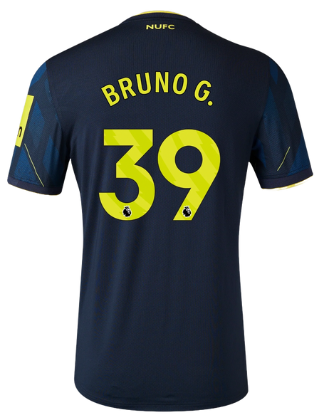 BRUNO G. #39 Newcastle United 23/24 Stadium Men's Third Shirt - PL Font