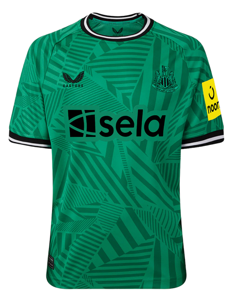 ISAK #14 Newcastle United 23/24 Kid's Away Shirt and Shorts - PL Font