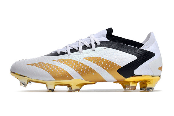 Adidas Predator Accuracy.1 Low FG - White/Gold