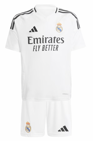 MBAPPÉ #9 Real Madrid 24/25 Kid's Home Shirt and Shorts
