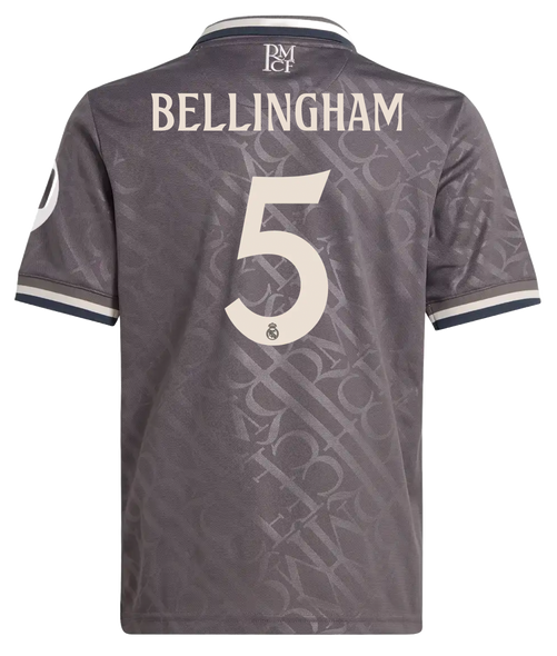 BELLINGHAM #5 Real Madrid 24/25 Kid's Third Shirt and Shorts
