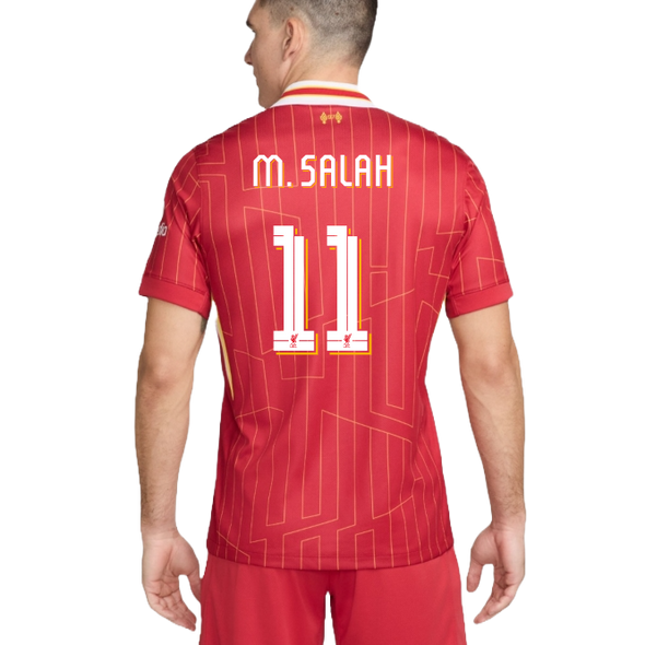 M.SALAH #11 Liverpool 24/25 Stadium Men's Home Shirt - LFC Font