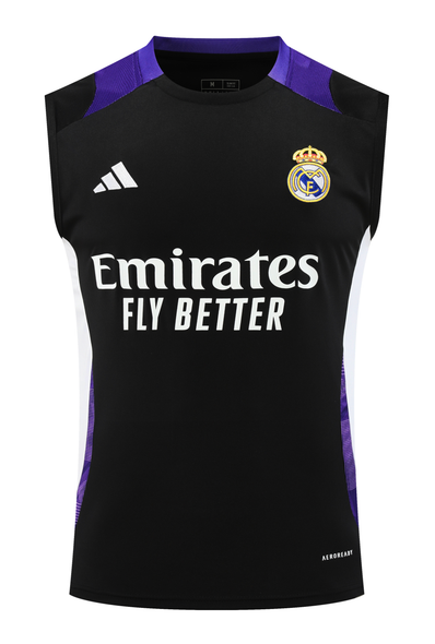 Real Madrid 24/25 Men's Black Training Tank Top