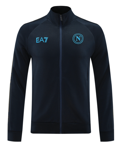 SSC Napoli 24/25 Men's Dark Blue Long Zip Jacket