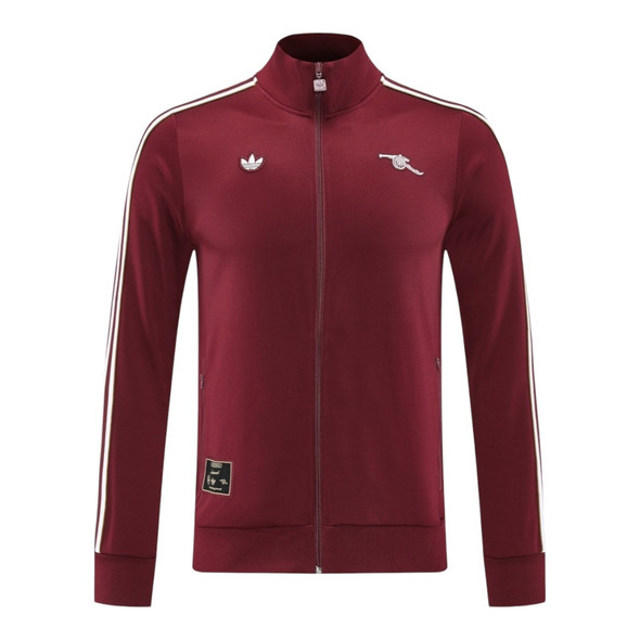 Arsenal 25/26 Men's Maroon Long Zip Jacket