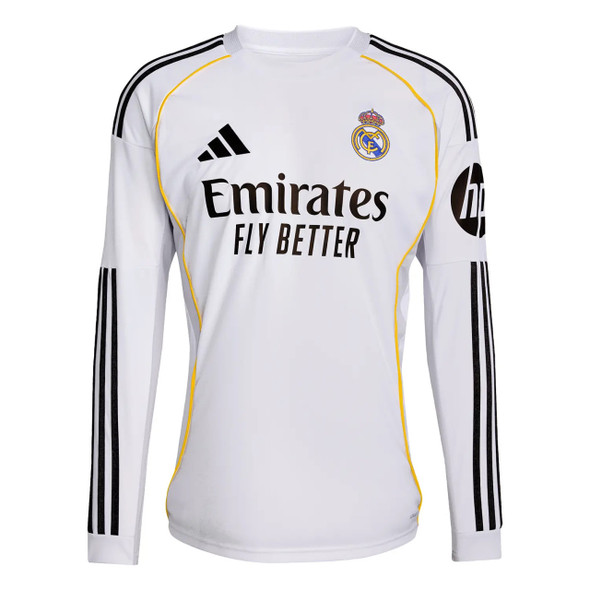 BELLINGHAM #5 Real Madrid 25/26 Men's Home Long Sleeve Shirt