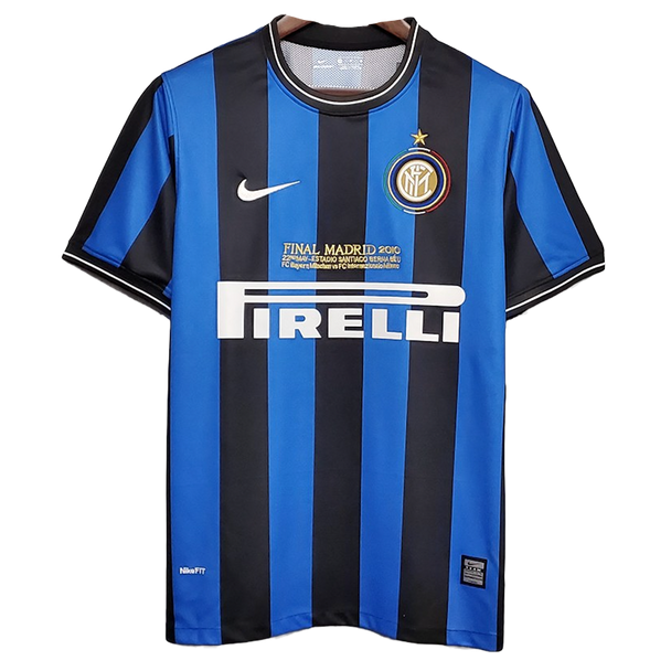 Inter Milan 09/10 Men's Home Retro Shirt UCL Edition