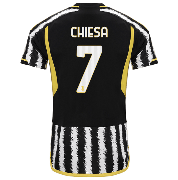 CHIESA #7 Juventus 23/24 Authentic Men's Home Shirt