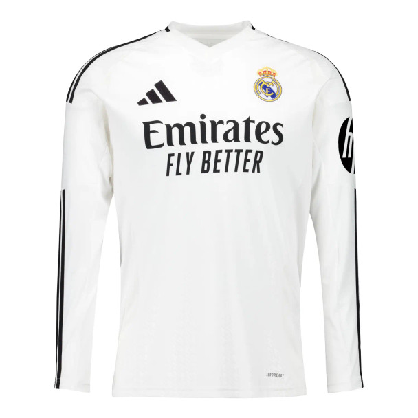 Real Madrid 24/25 Men's Home Long Sleeve Shirt
