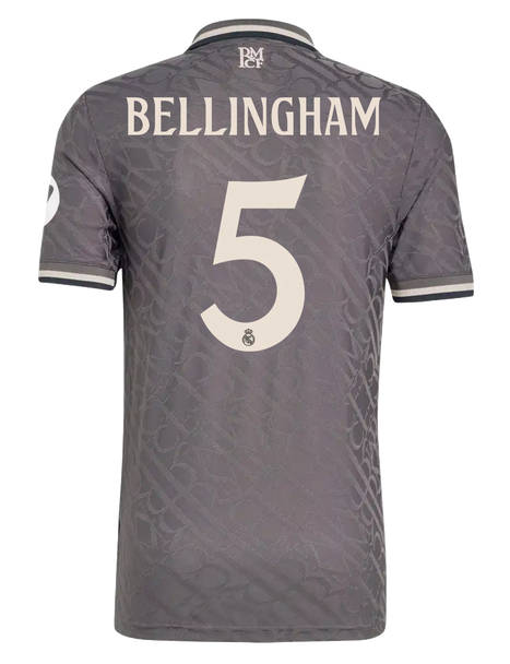 BELLINGHAM #5 Real Madrid 24/25 Authentic Men's Third Shirt